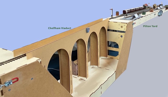 Design model of the Chelfham Viaduct section