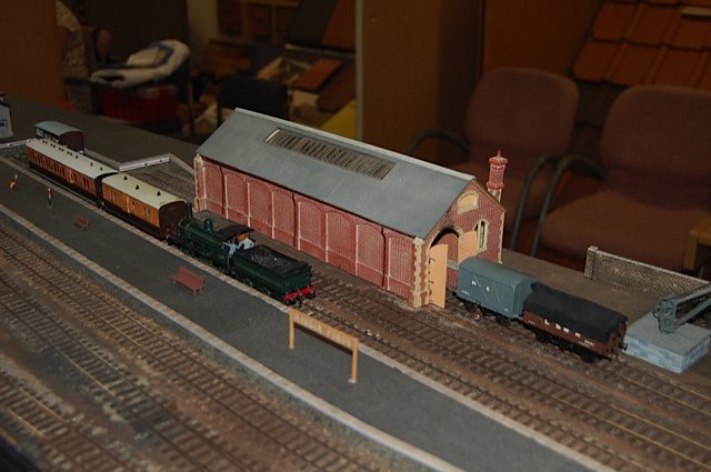 Goods shed and sidings at Mawgan Porth